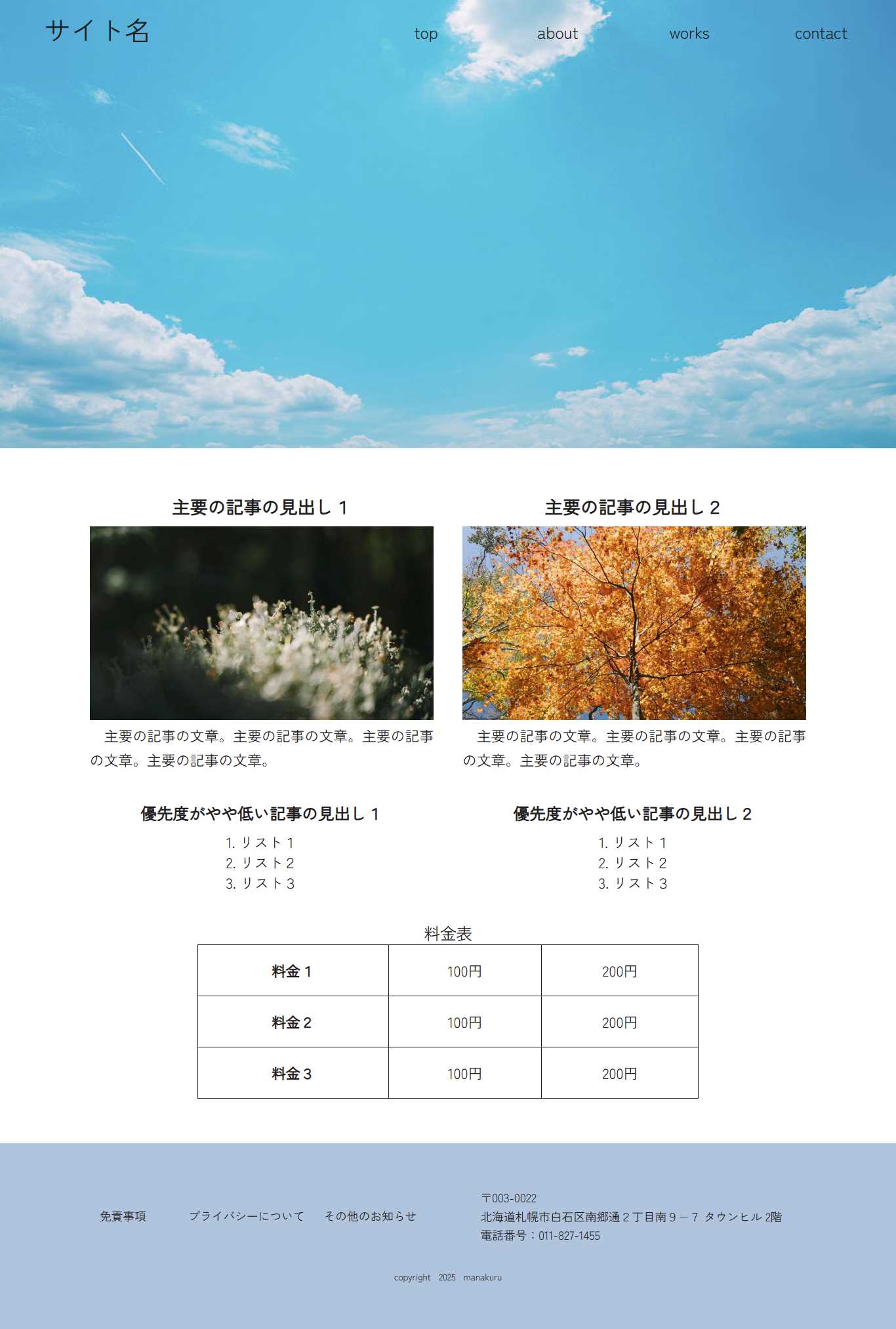 完成図のスクリーンショット